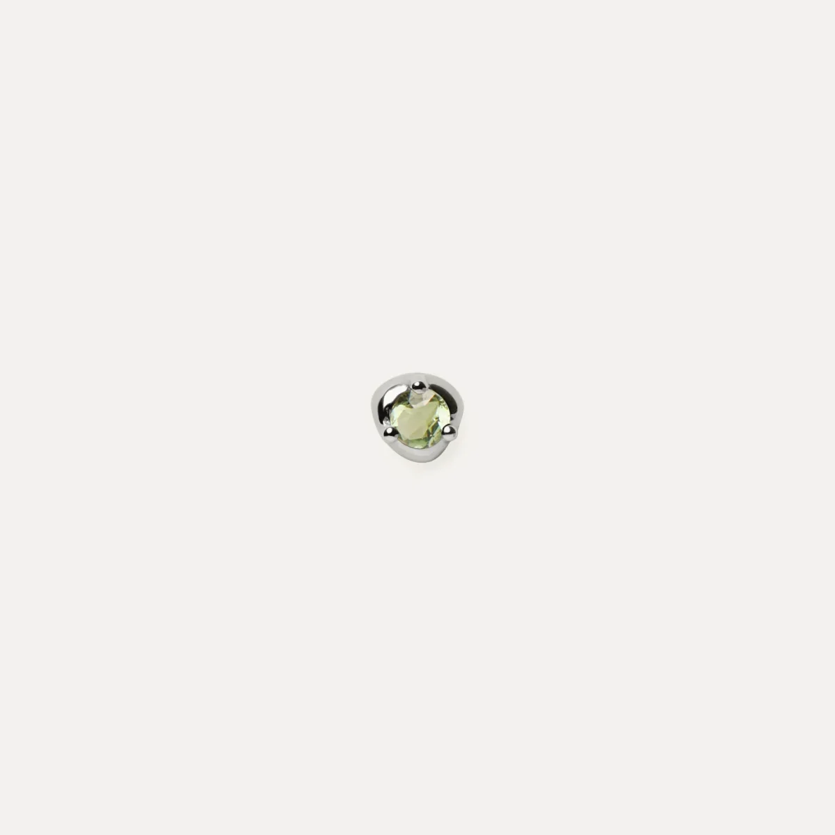 Grüner Turmalin Stone Fluid Ohrstecker - Single – Bild 5