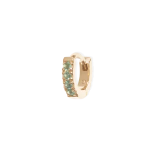 salt Creole 5 mm 18k Smaragd